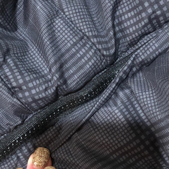 London Fog Gray Plaid Fleece Lined Puffer Jacket 24M - Picture 6 of 7